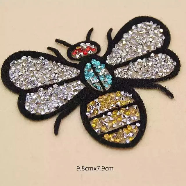 5Pcs/set Rhinestone Bead Bug Patch for Clothing Iron on Beading Applique Clothes Shoes Bags Decoration Bee Patch DIY Apparel new
5Pcs/set Rhinestone Bead Bug Patch for Clothing Iron on Beading Applique Clothes Shoes Bags Decoration Bee Patch DIY Apparel new