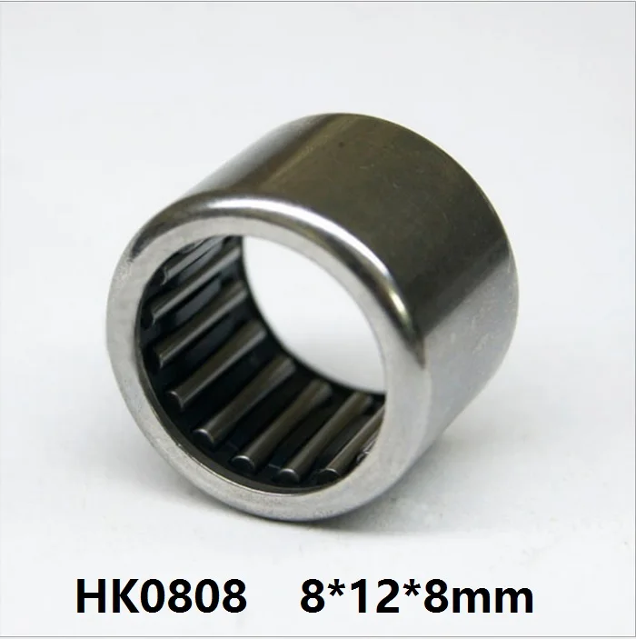 100 шт./лот HK0808 HK081208 нарисованная чашка типа игольчатый роликовый подшипник 8*12*8 мм