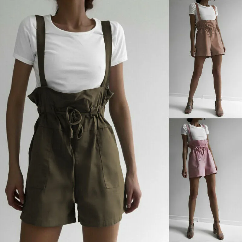 Women Summer Sleeveless Jumpsuit 2019 Pure Color Playsuit Bodycon Party Jumpsuit Romper Bib Shorts Suspenders Overalls Dungarees
Women Summer Sleeveless Jumpsuit 2019 Pure Color Playsuit Bodycon Party Jumpsuit Romper Bib Shorts Suspenders Overalls Dungarees