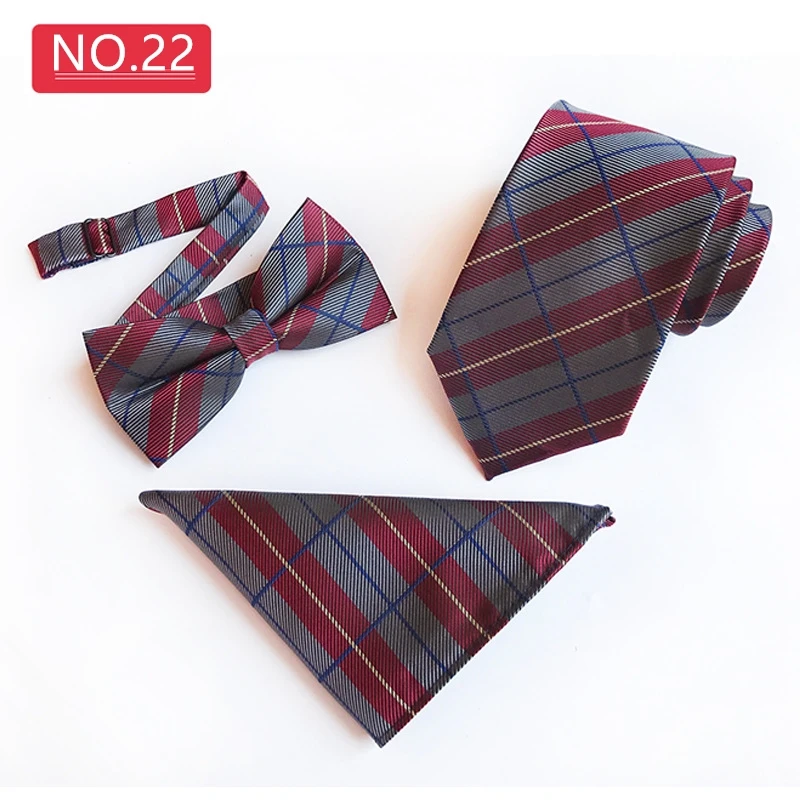 Match The Thick and Thin Lines Ties&Bow Tie&Hanky Set Simple with This Gingham Good Holiday Gifts for Man
Match The Thick and Thin Lines Ties&Bow Tie&Hanky Set Simple with This Gingham Good Holiday Gifts for Man