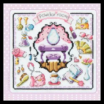 POWDER ROOM DIY Craft Stich Cross Stitch Package Cotton Fabric Needlework Embroidery Crafts Counted Cross-Stitching Kit
POWDER ROOM DIY Craft Stich Cross Stitch Package Cotton Fabric Needlework Embroidery Crafts Counted Cross-Stitching Kit