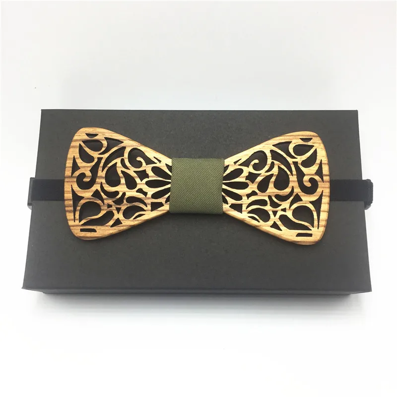 2018 hot Wood Bow Ties for Mens Wedding Suits Wooden Tie Butterfly Shape Bowknots Gravatas Slim Cravat | Аксессуары для одежды