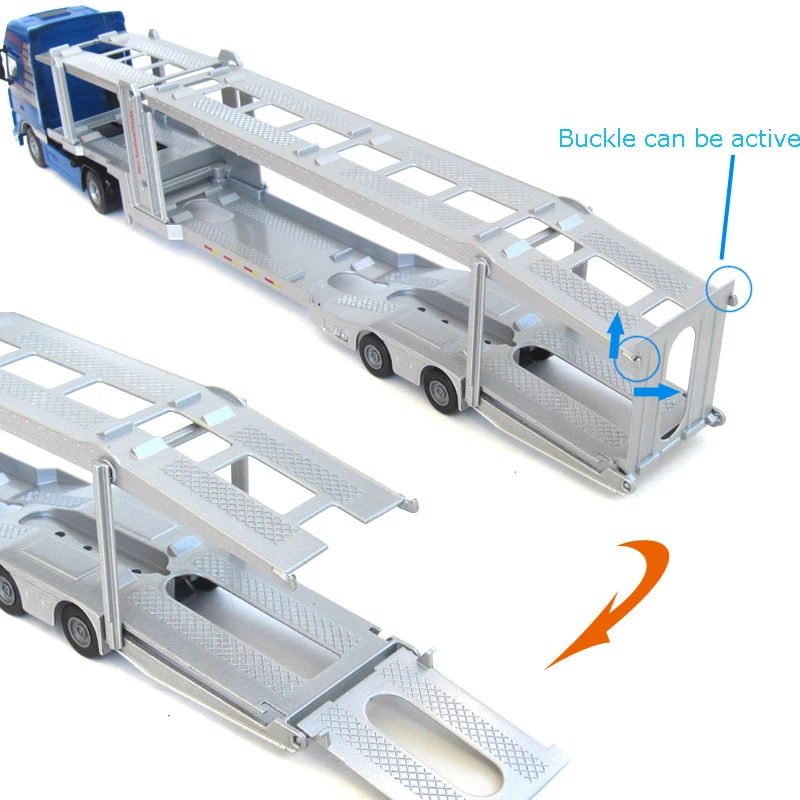 Alloy Diecast Double-Deck toy Cars Transporter Flat-Bed Trailer Truck 1:50 Platform Vehicle Model Hobby For Kids Christmas Gift
Alloy Diecast Double-Deck toy Cars Transporter Flat-Bed Trailer Truck 1:50 Platform Vehicle Model Hobby For Kids Christmas Gift