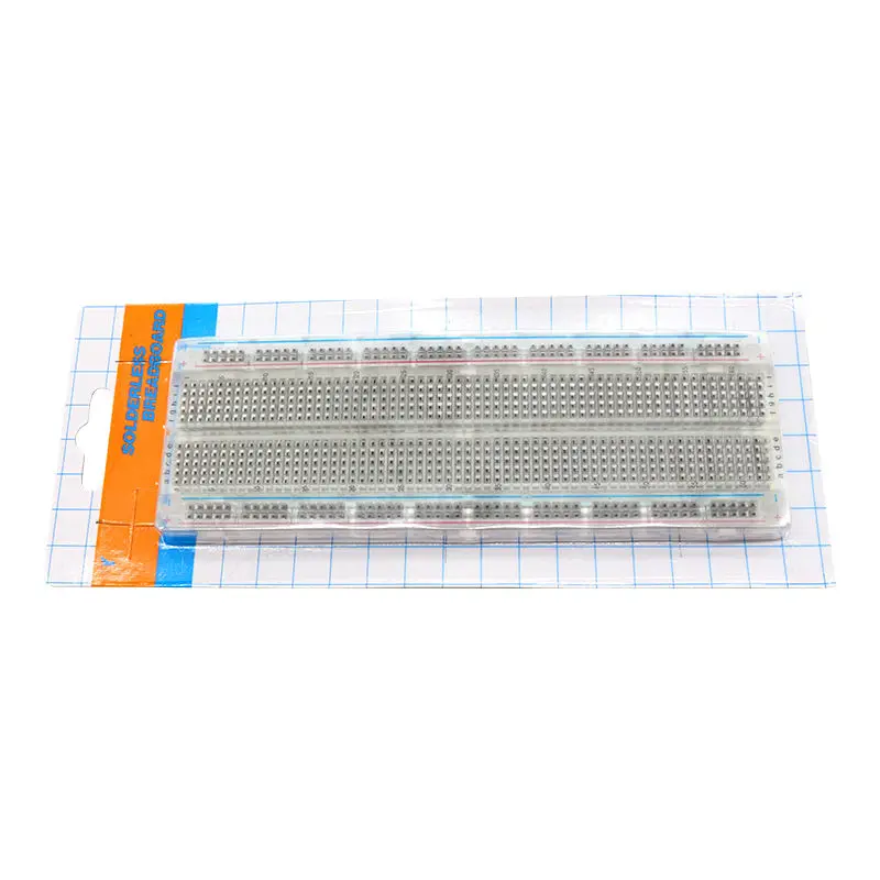 Glyduino прозрачный 830 точечный MB-102 без Solderless Макет DIY электроника для Arduino |