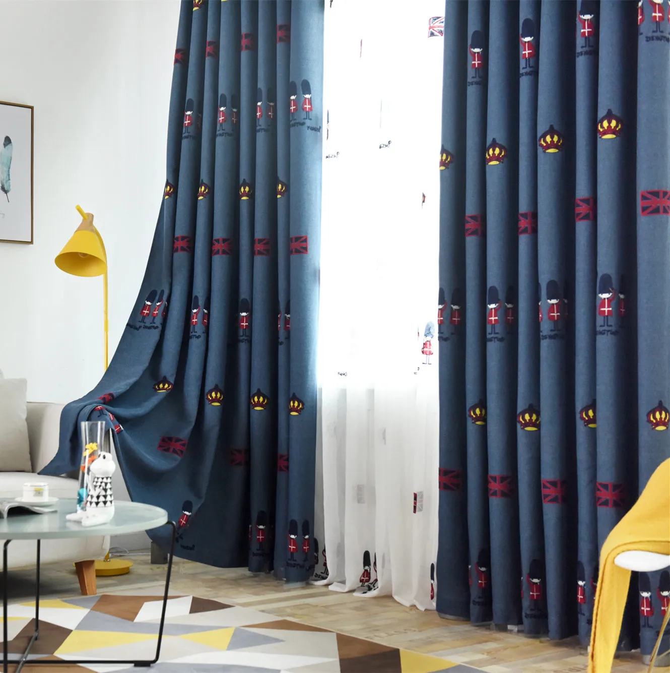 Mediterranean Embroidered Curtains for Living Room Children Curtains Boys Curtains Soldiers Blackout Curtains for Bedroom
Mediterranean Embroidered Curtains for Living Room Children Curtains Boys Curtains Soldiers Blackout Curtains for Bedroom