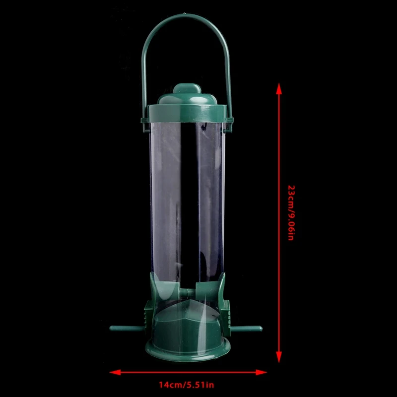 Green Hanging Wild Bird Feeder Seed Container Hanger Garden Outdoor Feeding New
Green Hanging Wild Bird Feeder Seed Container Hanger Garden Outdoor Feeding New