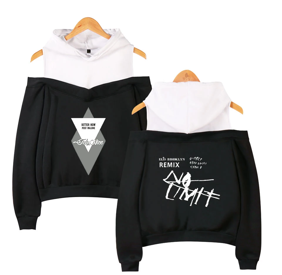 Post Malone Fashion Printed Off Shoulder Hoodies Women Long Sleeve Hooded Sweatshirt 2019 Hot Sale Casual Streetwear Clothes
Post Malone Fashion Printed Off Shoulder Hoodies Women Long Sleeve Hooded Sweatshirt 2019 Hot Sale Casual Streetwear Clothes