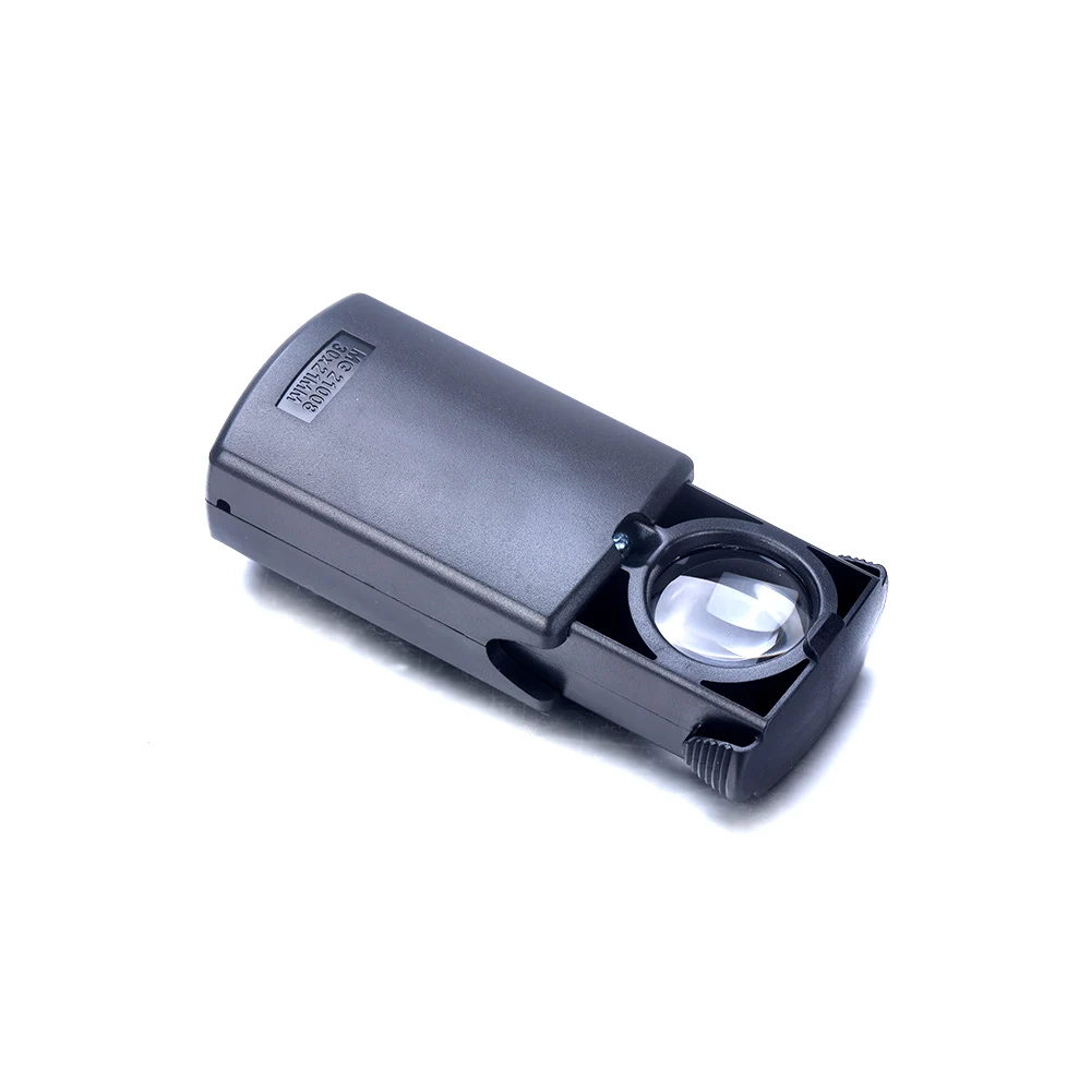 2Pcs 30X Handheld Magnifiers Lens 21mm unfolded 80*34*23mm with LED Currency Detecting Jewelry Identifying Magnifiers
2Pcs 30X Handheld Magnifiers Lens 21mm unfolded 80*34*23mm with LED Currency Detecting Jewelry Identifying Magnifiers