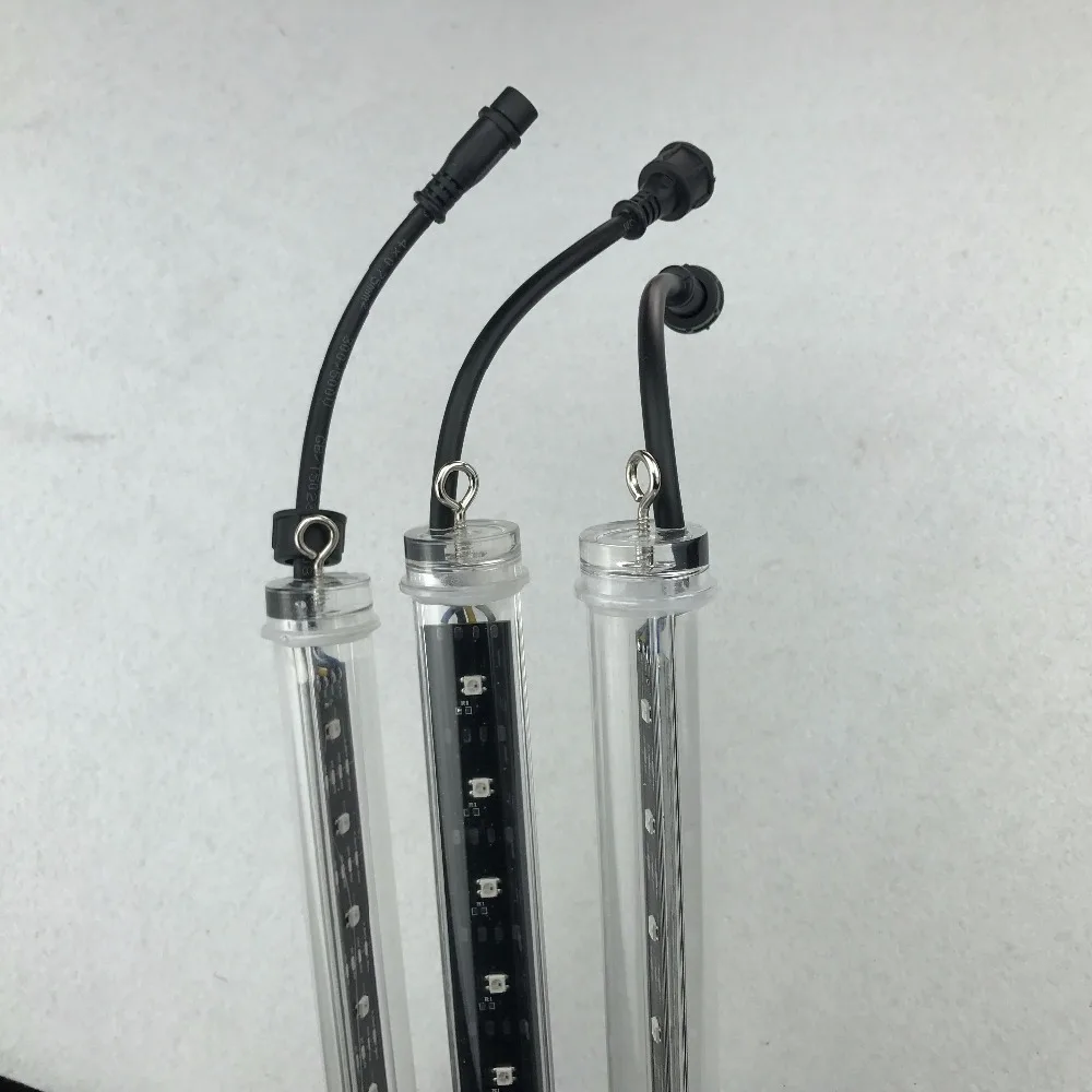 30mm DC12V addressable 2M long 3D WS2812B RGB meteor tube light;128pcs WS2812B LEDs/64pixels;with 4 core 13.5mm male connector
30mm DC12V addressable 2M long 3D WS2812B RGB meteor tube light;128pcs WS2812B LEDs/64pixels;with 4 core 13.5mm male connector