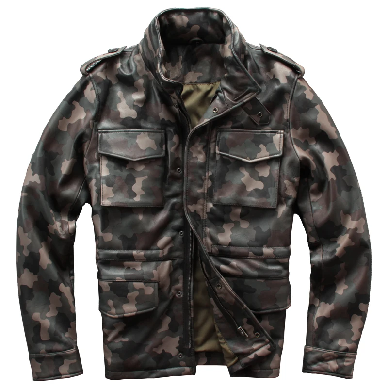 M65 Sheepskin Genuine Leather Jacket Men Motorcycle Sheepskin Genuine Leather Coat
M65 Sheepskin Genuine Leather Jacket Men Motorcycle Sheepskin Genuine Leather Coat