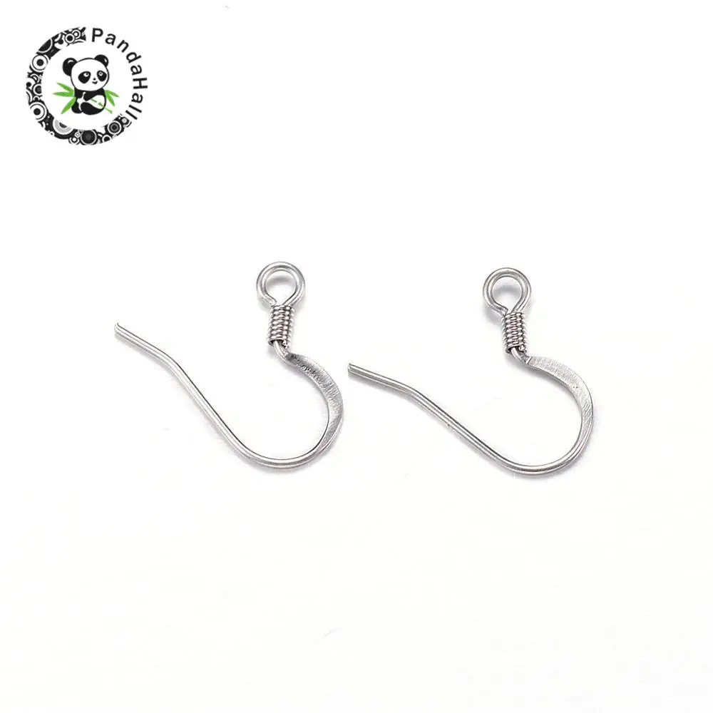 304 Stainless Steel Earring Hooks, Stainless Steel Color, 14x17x2mm, Hole: 2mm; Pin: 0.8mm
304 Stainless Steel Earring Hooks, Stainless Steel Color, 14x17x2mm, Hole: 2mm; Pin: 0.8mm