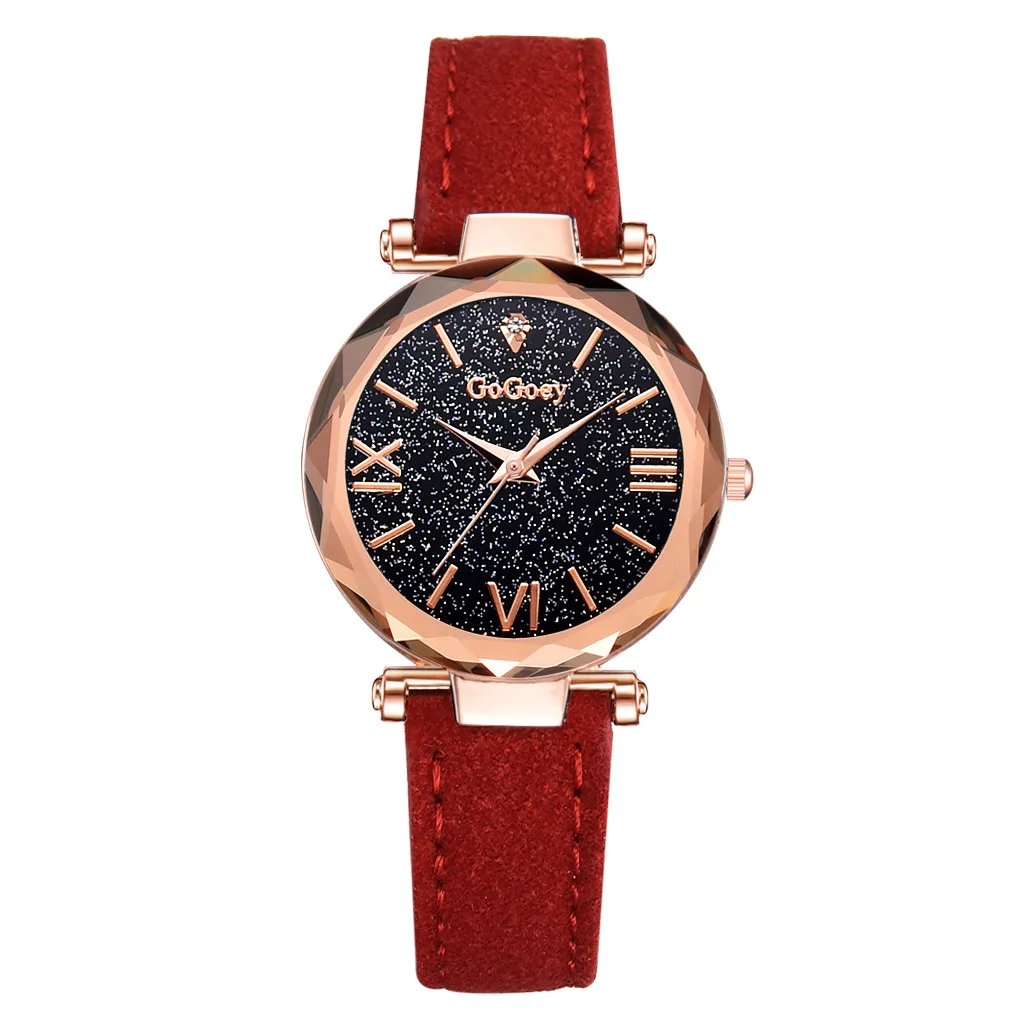 Luxury Watch Womern Famous Brand Fashion Simple Roman Numeral Scale Starry Dial Dial Quartz Female Watchdames horloge hot#10
Luxury Watch Womern Famous Brand Fashion Simple Roman Numeral Scale Starry Dial Dial Quartz Female Watchdames horloge hot#10