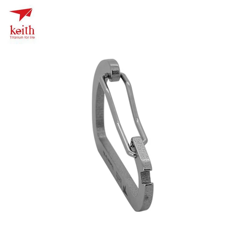 Keith Titanium Carabiner Keychain Outdoor Camping Hiking Travel Climbing Snap Clip Lock Buckle Hook Fishing Tool Ti1102
Keith Titanium Carabiner Keychain Outdoor Camping Hiking Travel Climbing Snap Clip Lock Buckle Hook Fishing Tool Ti1102