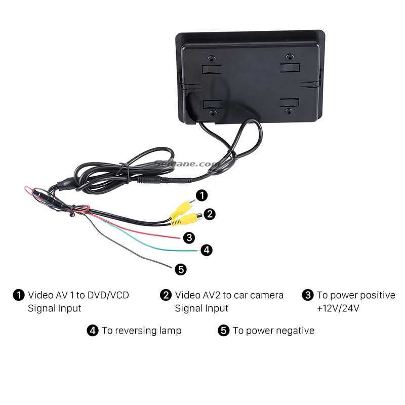 Seicane 7" Car Monitor DVR TFT LCD Digital Display Video Recoder AV with HD Parking Car Reverse Rear View Backup Camera free
Seicane 7" Car Monitor DVR TFT LCD Digital Display Video Recoder AV with HD Parking Car Reverse Rear View Backup Camera free