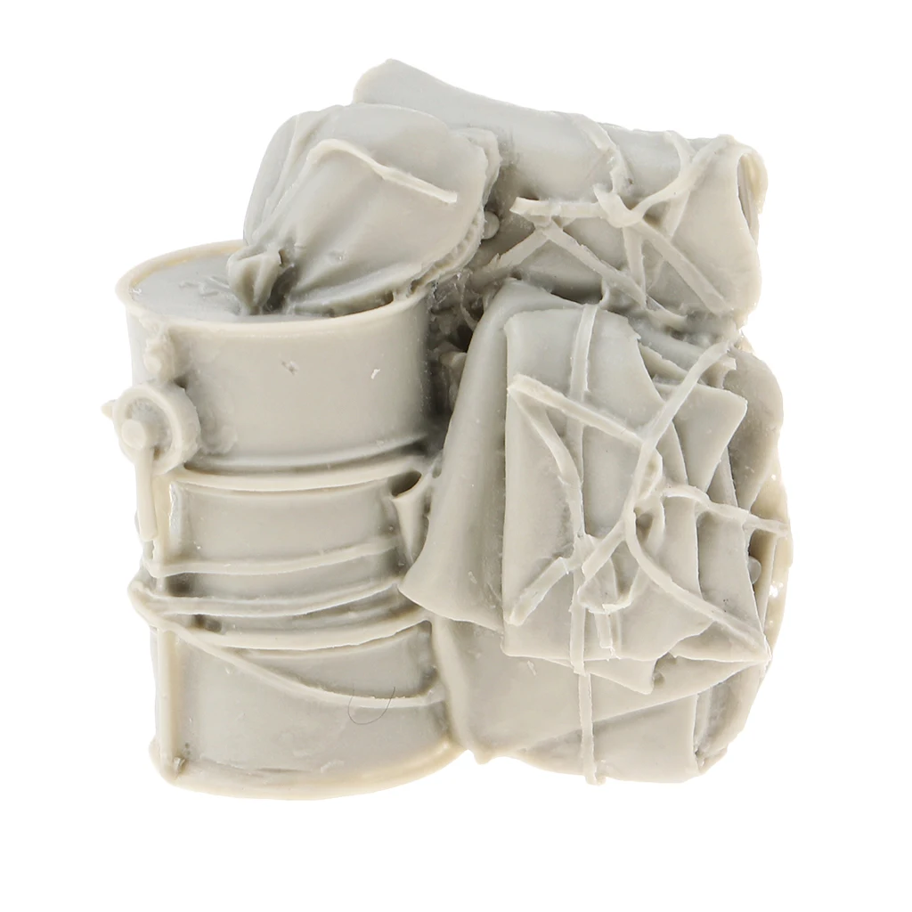 1/35 Resin World War II Scenario Accessories Oil Drum Canvas Bags Model Resin Soldier Scene
1/35 Resin World War II Scenario Accessories Oil Drum Canvas Bags Model Resin Soldier Scene