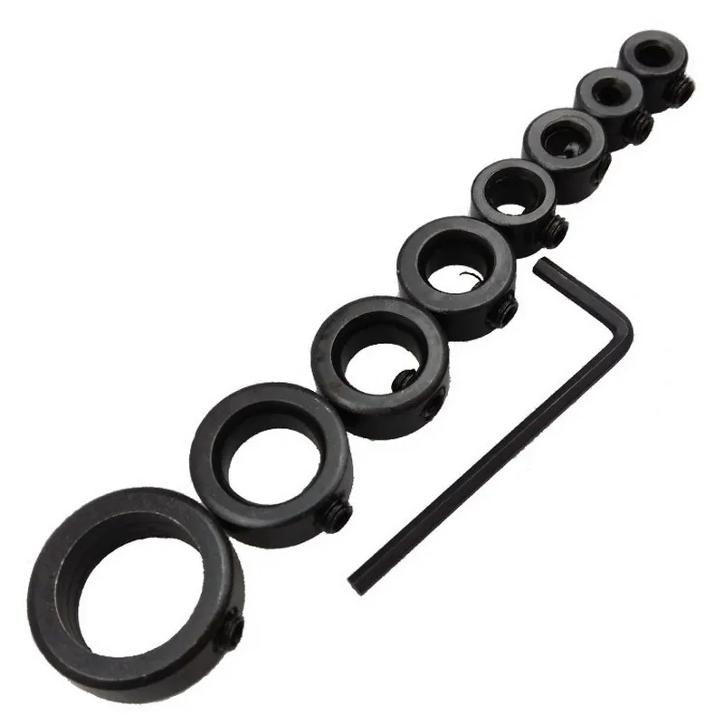 8Pcs/Set Woodworking Drill Bit Depth Stop Collars Ring Positioner Drill Locator wood working drill bit set Locator VEP32 P50
8Pcs/Set Woodworking Drill Bit Depth Stop Collars Ring Positioner Drill Locator wood working drill bit set Locator VEP32 P50