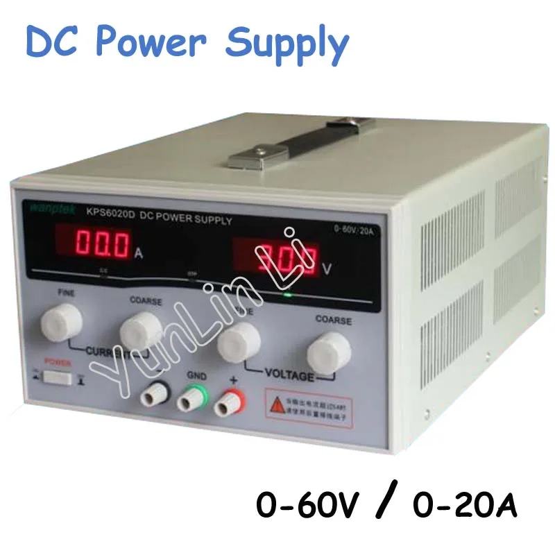 Новый высокомощный переключатель постоянного тока, регулируемый прецизионный цифровой источник питания 60 в 20 А с вилкой Стандарта США/ЕС/А...
Новый высокомощный переключатель постоянного тока, регулируемый прецизионный цифровой источник питания 60 в 20 А с вилкой Стандарта США/ЕС/А...