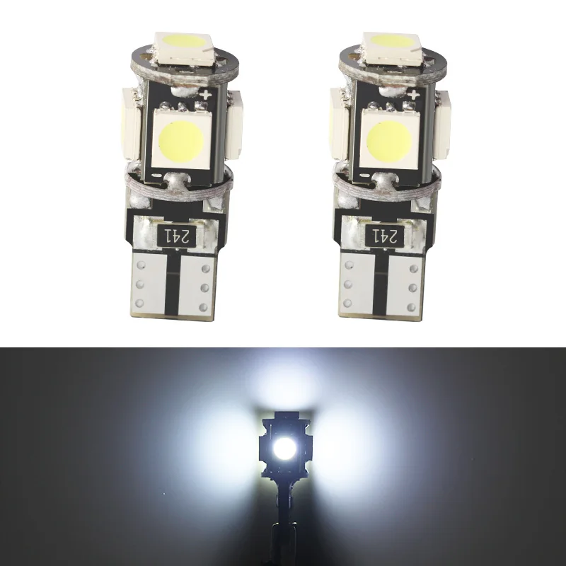 2PCS Car Interior Lights T10 LED Bulbs W5W 194 DC 12V White 6000K 5050-5SMD Universal Clearance Lights
2PCS Car Interior Lights T10 LED Bulbs W5W 194 DC 12V White 6000K 5050-5SMD Universal Clearance Lights