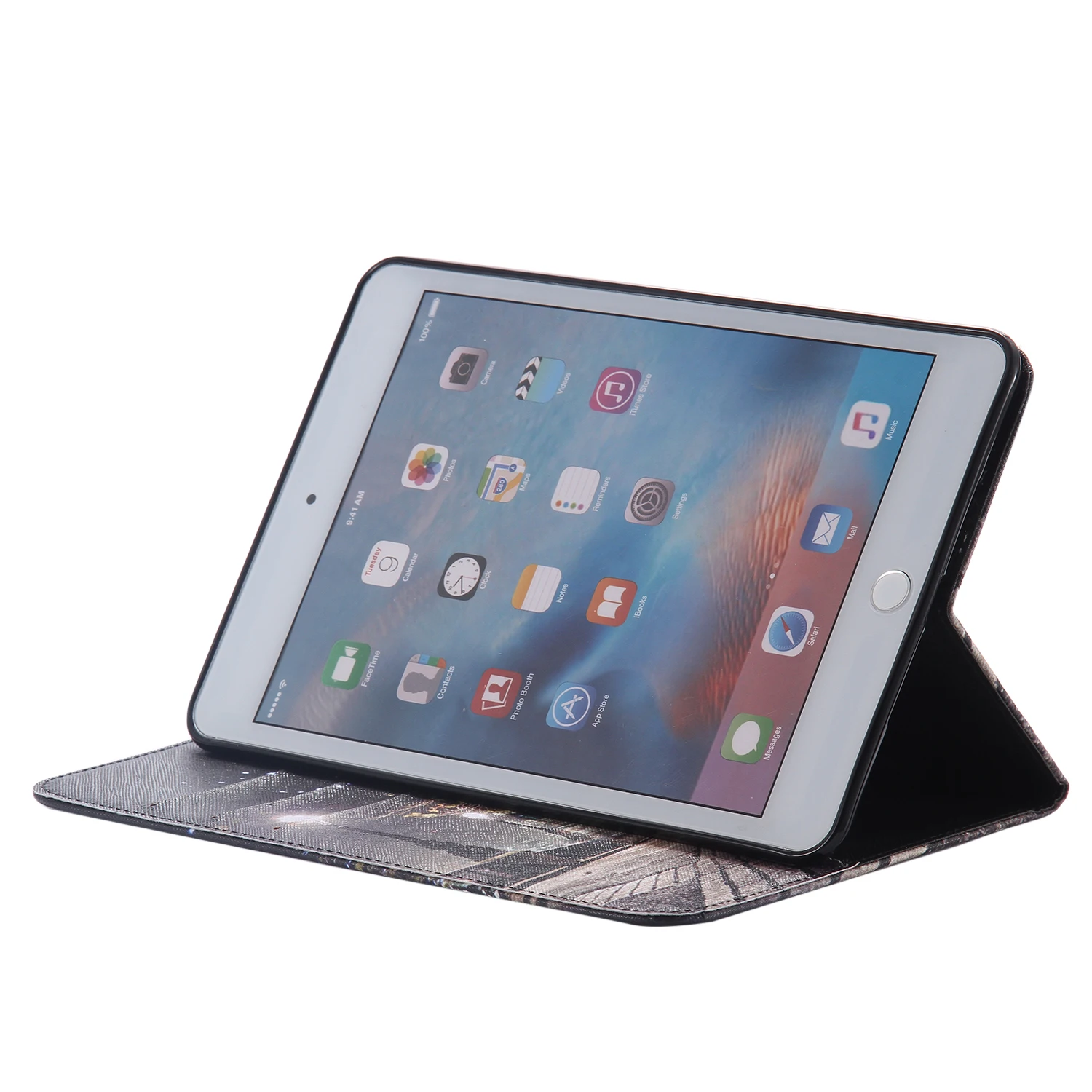 Для Apple iPad air 3 2 1 Эйфелева башня городской пейзаж искусственная кожа Подставка