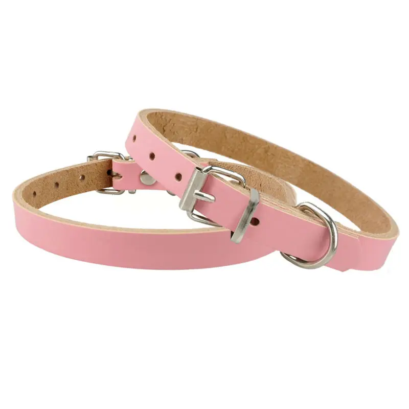 5pcs/lot Bulk Pet Collars Luxury Genuine Leather Plain Pet Dog Puppy Collar for Chihuahua Small and Medium Dogs and Cats Free Sh
5pcs/lot Bulk Pet Collars Luxury Genuine Leather Plain Pet Dog Puppy Collar for Chihuahua Small and Medium Dogs and Cats Free Sh