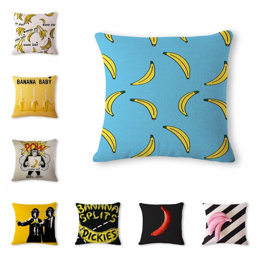 Funny Banana Monkey Cushion Cover Print Linen Affection Sofa Car Seat Family Home Decorative Throw Pillow Case Housse De Coussin
Funny Banana Monkey Cushion Cover Print Linen Affection Sofa Car Seat Family Home Decorative Throw Pillow Case Housse De Coussin