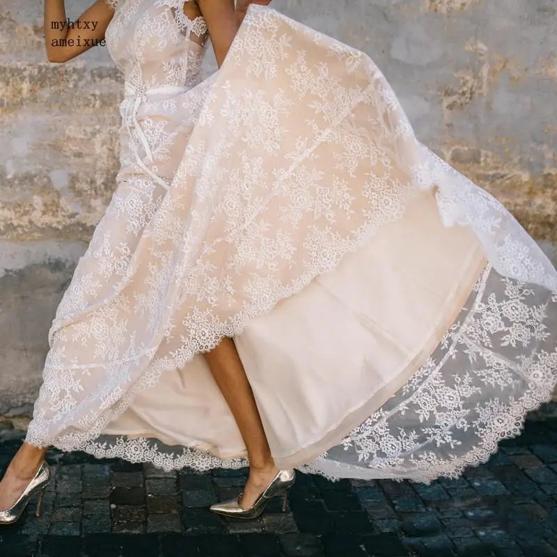 Vintage Champagne Lace Bohemian Cheap Wedding Dress A Line Cap Sleeve Sexy Backless Bridal Gown Vestidos De Novia 2020 China
Vintage Champagne Lace Bohemian Cheap Wedding Dress A Line Cap Sleeve Sexy Backless Bridal Gown Vestidos De Novia 2020 China