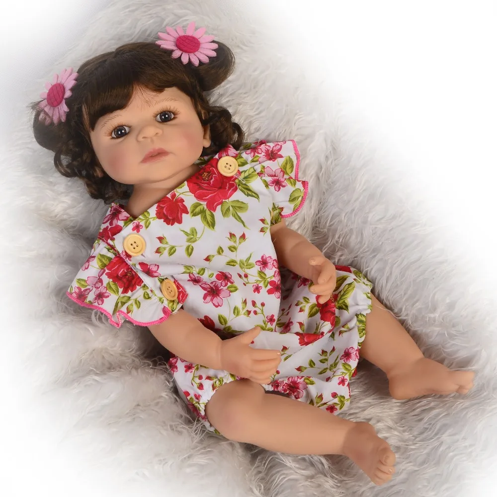 Коллекционные 22 дюймовые куклы Reborn Baby полностью силиконовые виниловые