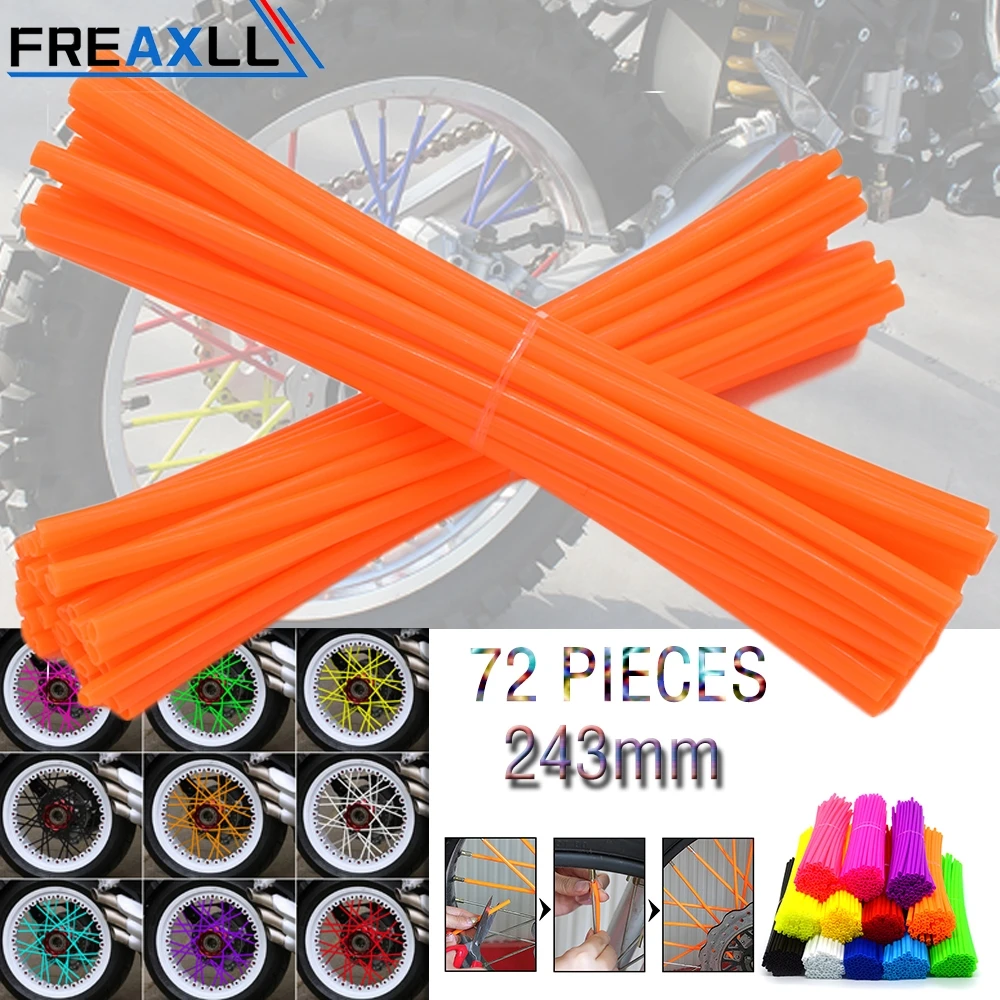 72Pcs/Pack Off-road Bike Wheel spoke skins Colorful Motocross Rims Skins Covers For YAMAHA TT600R TW200 WR125X WR250 WR450 XT660
72Pcs/Pack Off-road Bike Wheel spoke skins Colorful Motocross Rims Skins Covers For YAMAHA TT600R TW200 WR125X WR250 WR450 XT660