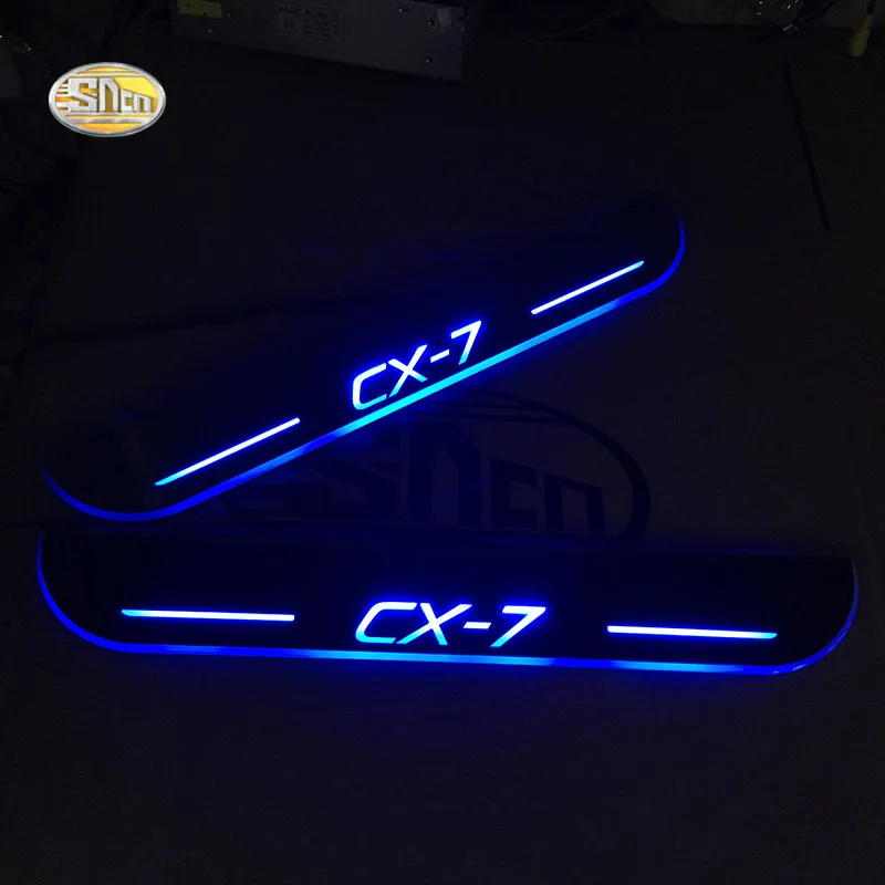 SNCN LED moving light scuff pedal for Mazda CX-7 CX7 car acrylic led door sill welcome pedal
SNCN LED moving light scuff pedal for Mazda CX-7 CX7 car acrylic led door sill welcome pedal