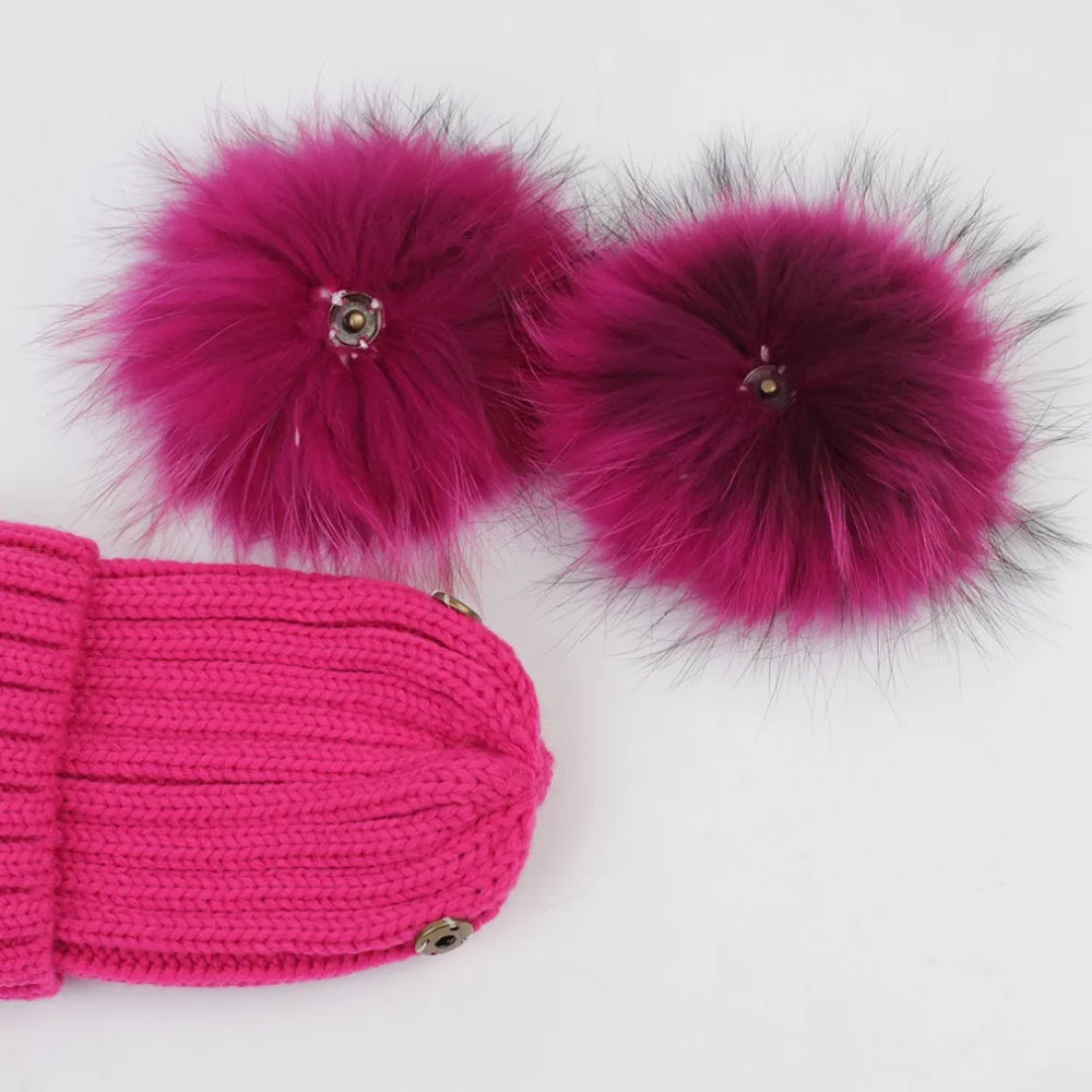 Geebro Brand Wholesale Baby Pompom Beanie Hat Toddler Kid Winter Thick Knitted Beanies with Raccoon Fur Pom Pom for Girls Boys
Geebro Brand Wholesale Baby Pompom Beanie Hat Toddler Kid Winter Thick Knitted Beanies with Raccoon Fur Pom Pom for Girls Boys