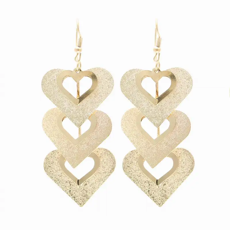 KobitAce Vintage Exaggerate Big Circle Heart shape Earrings Matte Gold Drop Earrings For Women Long Earring Party Jewelry
KobitAce Vintage Exaggerate Big Circle Heart shape Earrings Matte Gold Drop Earrings For Women Long Earring Party Jewelry