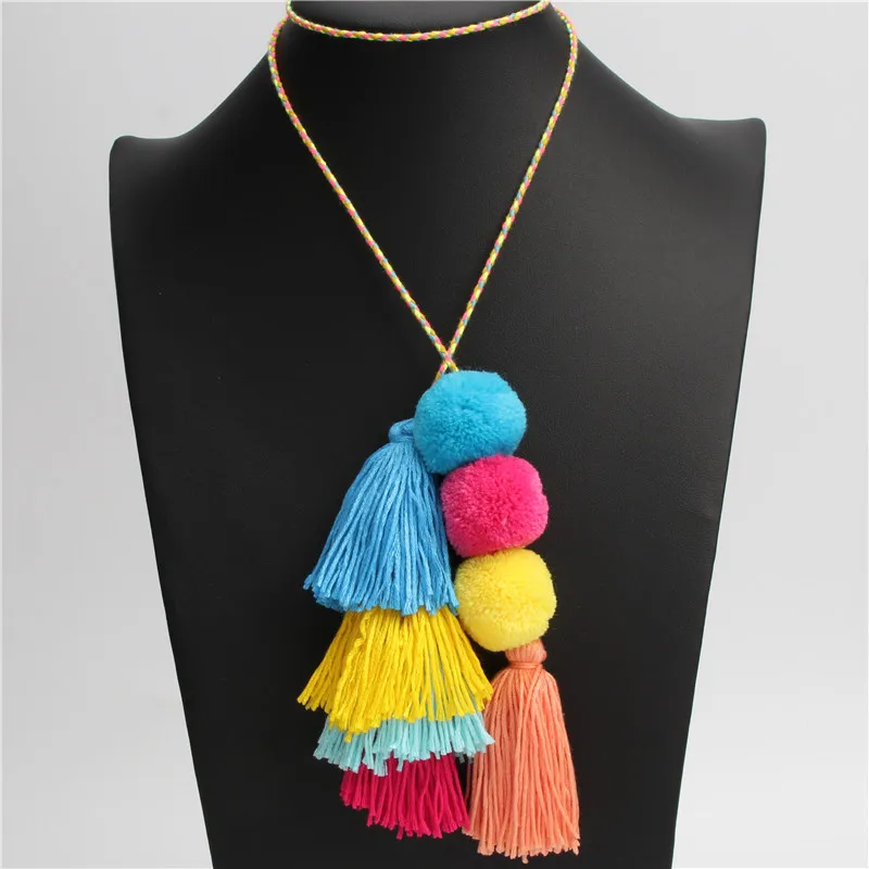 RE Colorful Ball Pompom Keychain Cute Gradient Tassel Charm Rope Key Chain Accessories Women Bag Car Trinket Jewelry Bohemia P34
RE Colorful Ball Pompom Keychain Cute Gradient Tassel Charm Rope Key Chain Accessories Women Bag Car Trinket Jewelry Bohemia P34