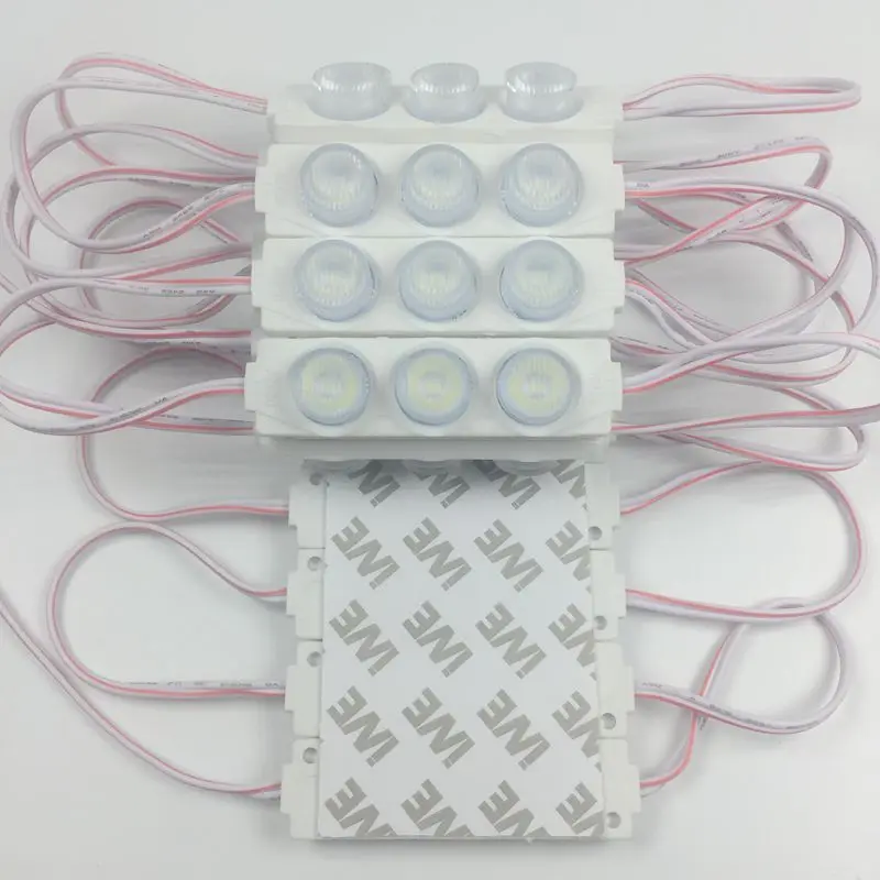 100pcs/lot Led Module Light DC12V IP65 Waterproof 3030 3leds 3W injection Module For Advertising Design Light Led Backlight
100pcs/lot Led Module Light DC12V IP65 Waterproof 3030 3leds 3W injection Module For Advertising Design Light Led Backlight