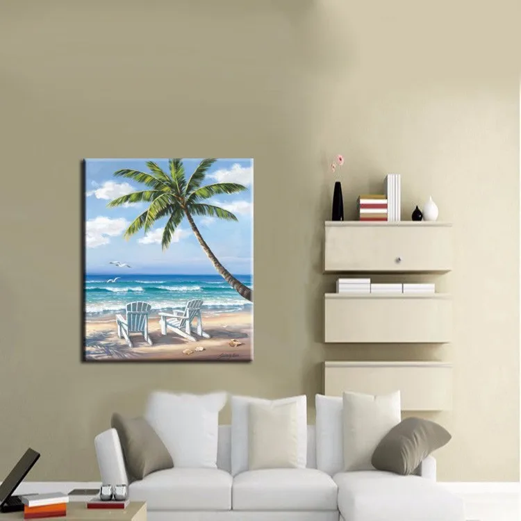 China Skilled Artist Handpainted High Quality Summer Landscape Beach Sea And Beach Chair Oil Painting On Canvas For Decorations
China Skilled Artist Handpainted High Quality Summer Landscape Beach Sea And Beach Chair Oil Painting On Canvas For Decorations
