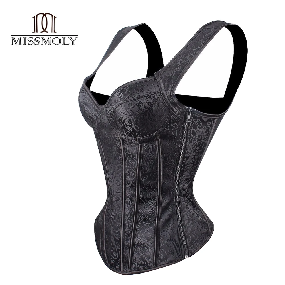Women Plus Size Black Steampunk Corset Sexy Body Bustier Lace up Sexy Lingerie Overbust Slimming Corset Gothic Espartilho
Women Plus Size Black Steampunk Corset Sexy Body Bustier Lace up Sexy Lingerie Overbust Slimming Corset Gothic Espartilho