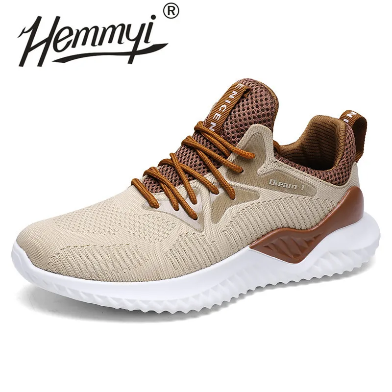 Hemmyi Mens Casual Shoes Autumn Breathable Light Sneakers Footwear Fashion White Big Size 39-46 Zapatillas Krasovki Men Trainers |