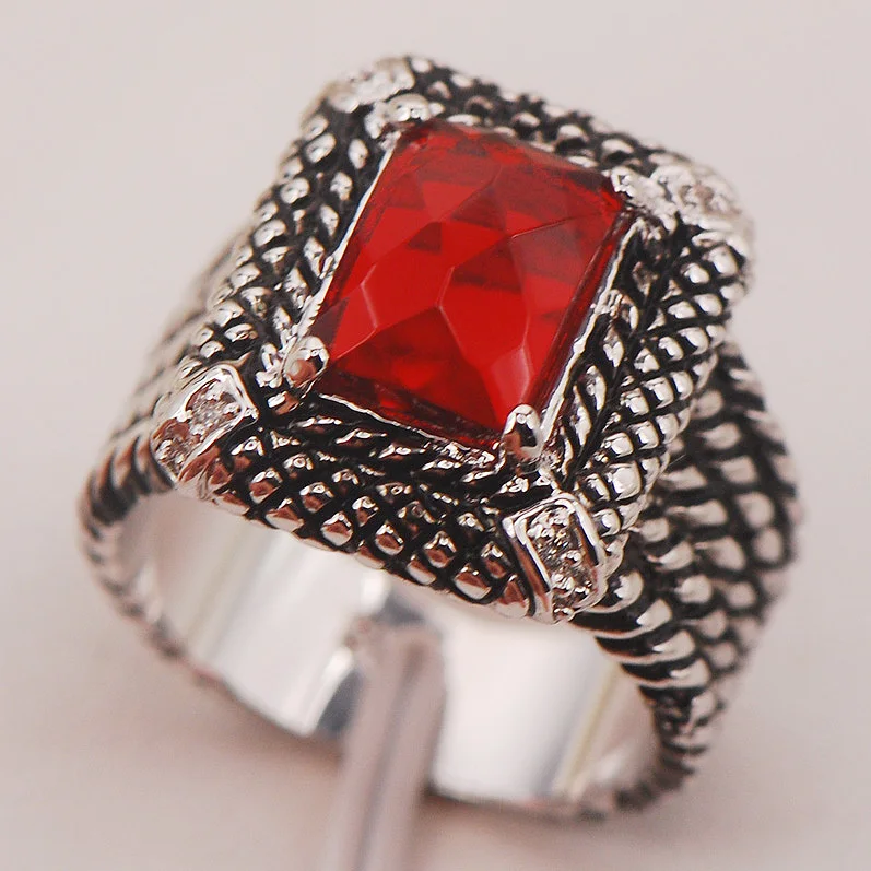Гранат 925 Серебряное кольцо Размеры 6, 7, 8, 9, 10, F658 Мода 
Гранат 925 Серебряное кольцо Размеры 6, 7, 8, 9, 10, F658 Мода