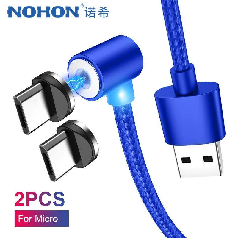 NOHON Магнитный USB зарядный кабель для Samsung Galaxy S7 S6 Edge Huawei Xiaomi 4 Micro Android телефонный