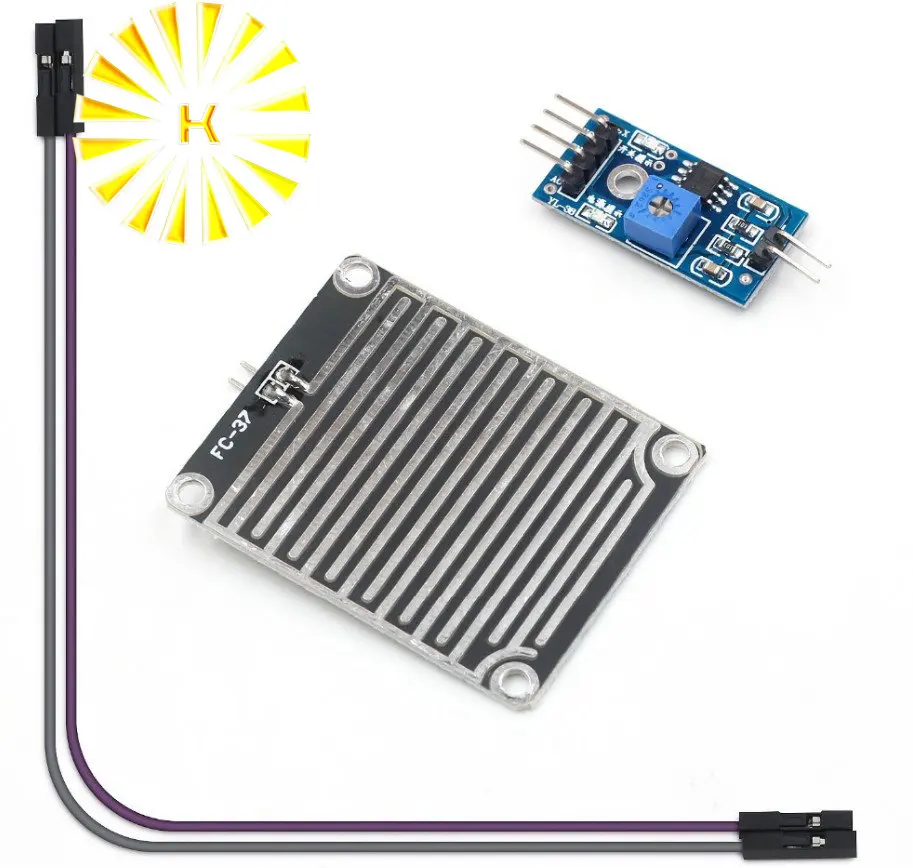 1set/lot Snow/Raindrops Detection Sensor Module Rain Weather Module Humidity Connector
1set/lot Snow/Raindrops Detection Sensor Module Rain Weather Module Humidity Connector