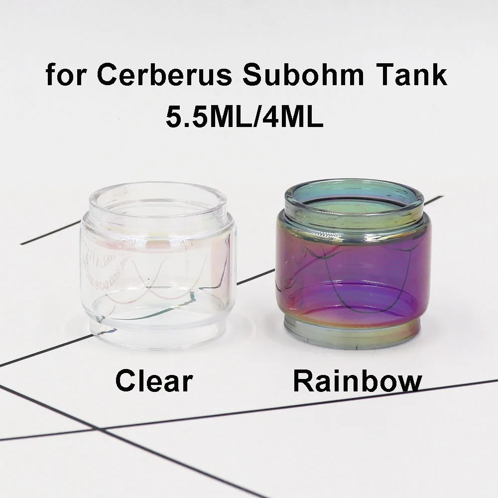 3/2PCS Replacement Rainbow Multi Transparent Bubble Expansion Glass Tank Tube for GeekVape Cerberus Subohm Fatboy 5.5/4ML Normal
3/2PCS Replacement Rainbow Multi Transparent Bubble Expansion Glass Tank Tube for GeekVape Cerberus Subohm Fatboy 5.5/4ML Normal
