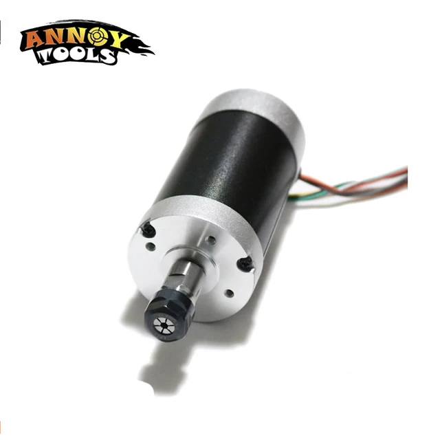 500W ER11-3.175mm 12000rpm Brushless DC spindle motor 24V 55mm diameter CNC Carving Milling Air cold Spindle Motor For Engraving
500W ER11-3.175mm 12000rpm Brushless DC spindle motor 24V 55mm diameter CNC Carving Milling Air cold Spindle Motor For Engraving