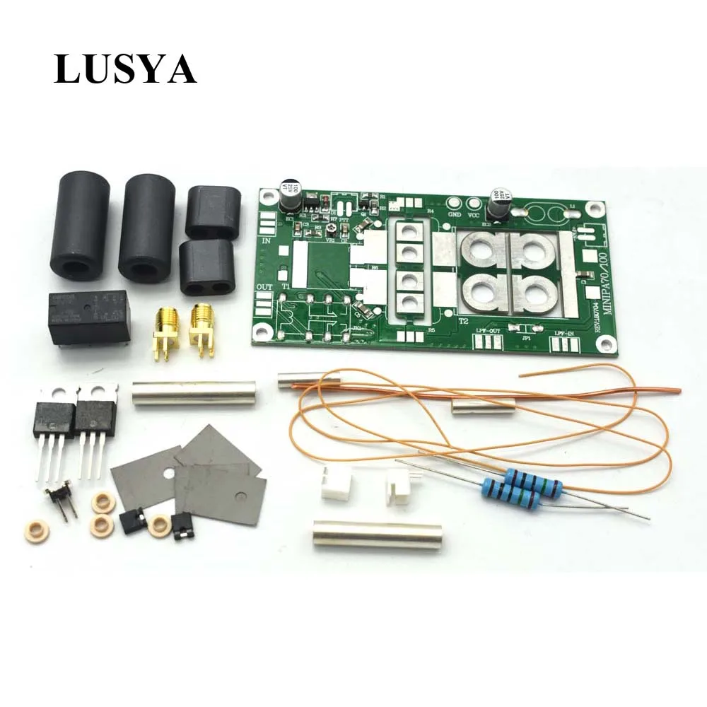 Lusya DIY KITS 70W SSB linear power amplifier HIFI Power Amplifier For YAESU FT-817 KX3 C4-003
Lusya DIY KITS 70W SSB linear power amplifier HIFI Power Amplifier For YAESU FT-817 KX3 C4-003