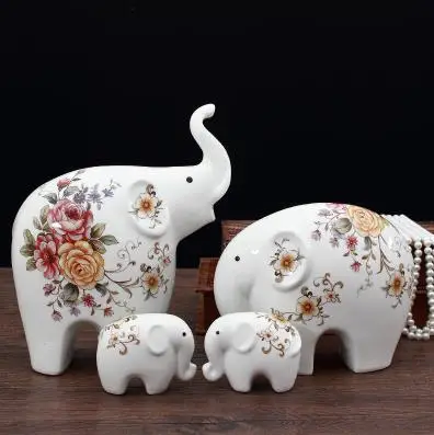 A set of ceramic elephant crafts, home office desktop decorations, ceramic furnishings, beautiful birthday wedding gifts
A set of ceramic elephant crafts, home office desktop decorations, ceramic furnishings, beautiful birthday wedding gifts