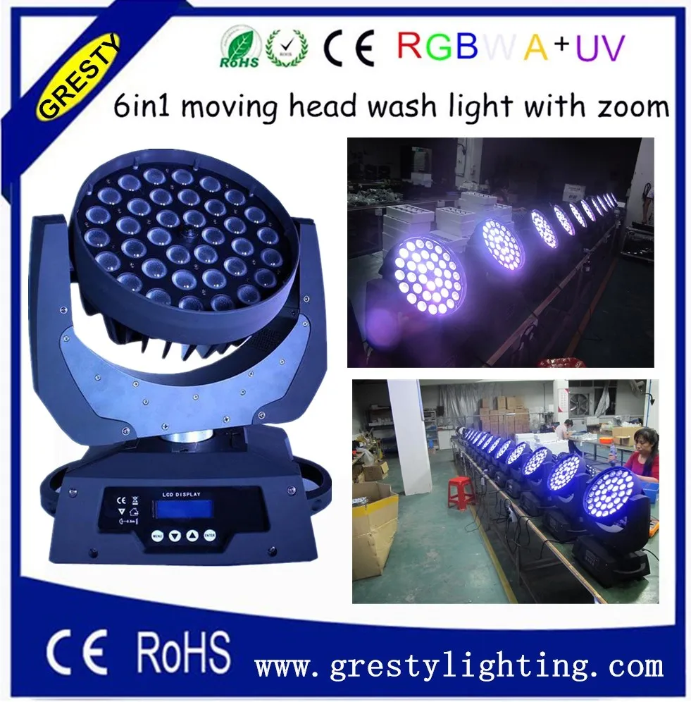 Светодиодный движущийся головной Луч 36 шт. 18 Вт rgbw uv zoom led pro свет|led moving|led moving head