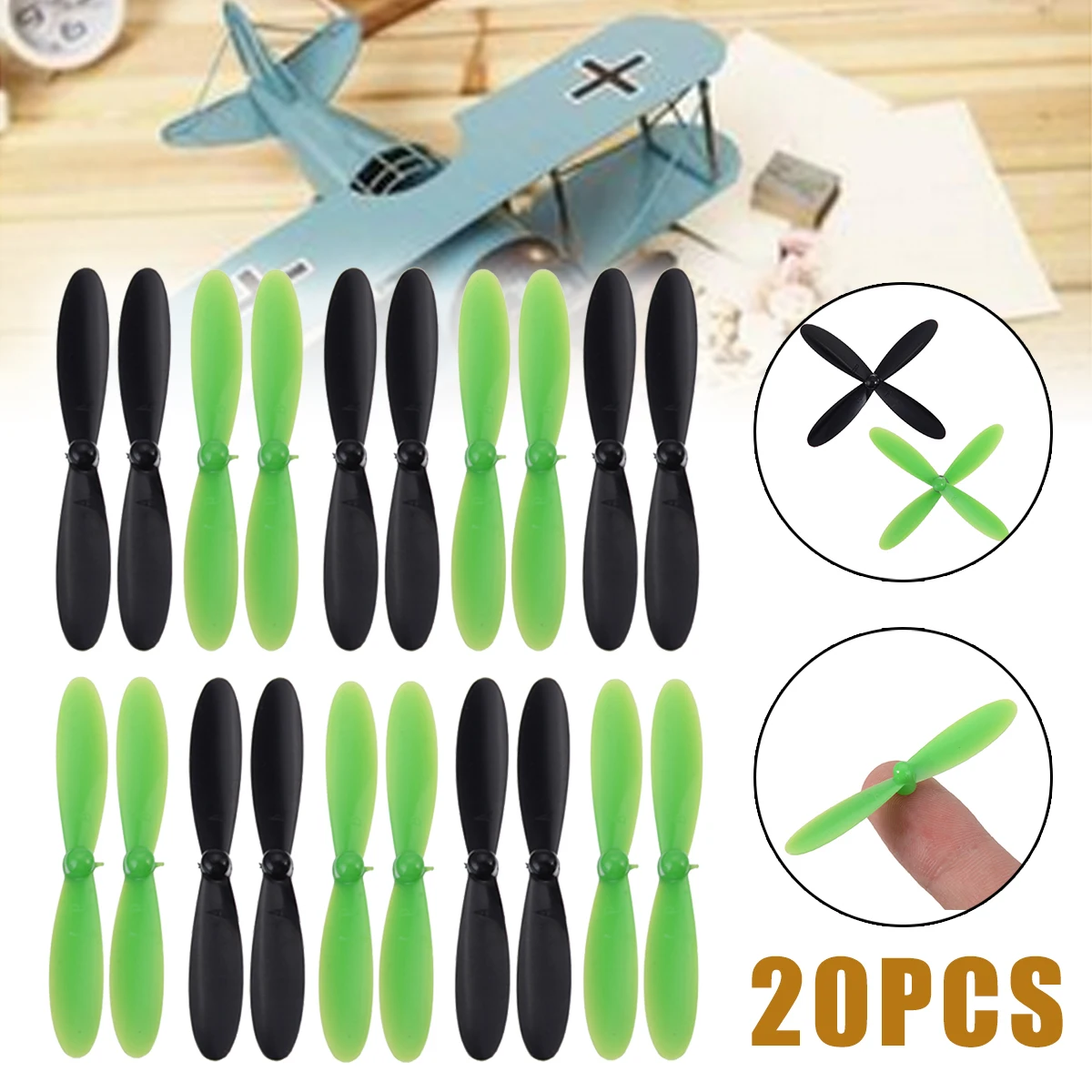 Mayitr 20Pcs/set Propeller Blade Rotor Blades Propellers Props RC Spare Part For Hubsan X4 Quadcopter Motor H107L H107C
Mayitr 20Pcs/set Propeller Blade Rotor Blades Propellers Props RC Spare Part For Hubsan X4 Quadcopter Motor H107L H107C