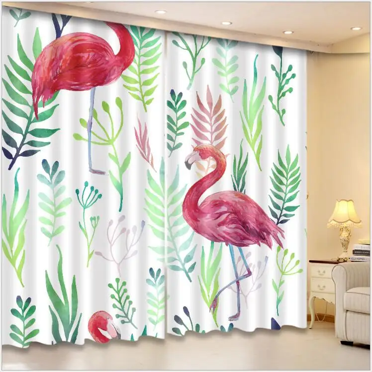 Custom size Flamingo pattern 3D Window Curtain Luxury Blackout kids Living Room Hotel decorate Cortina Drapes Rideaux pillowcase
Custom size Flamingo pattern 3D Window Curtain Luxury Blackout kids Living Room Hotel decorate Cortina Drapes Rideaux pillowcase