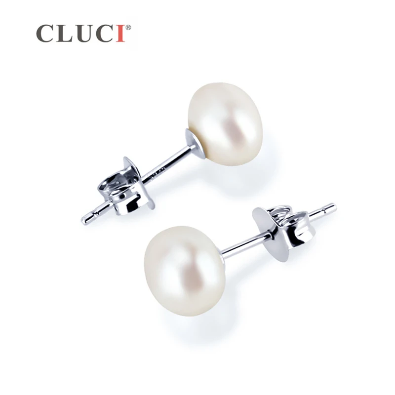 CLUCI Silver 925 Freshwater Pearl Stud Earring Women Jewelry 925 Sterling Silver White Black Pearl Earring for Women FSE124SB
CLUCI Silver 925 Freshwater Pearl Stud Earring Women Jewelry 925 Sterling Silver White Black Pearl Earring for Women FSE124SB