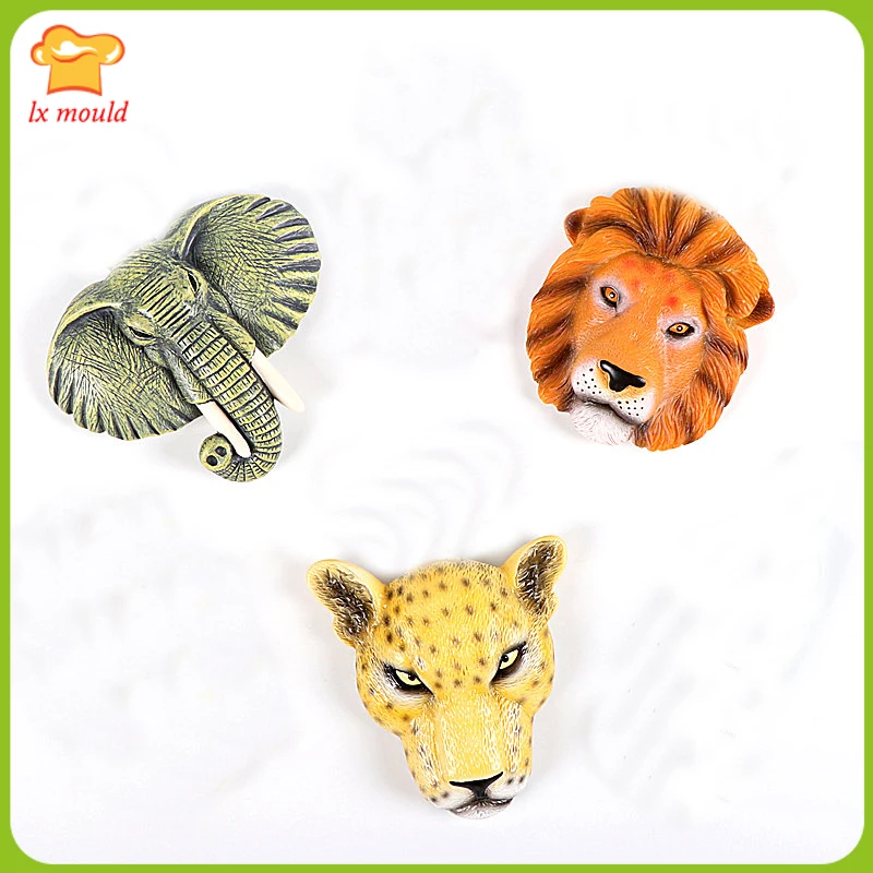 New Forest Tiger Lion Animal Silicone Molds Grassland Elephant DIY Chocolate Fondant Silicone Moulds
New Forest Tiger Lion Animal Silicone Molds Grassland Elephant DIY Chocolate Fondant Silicone Moulds