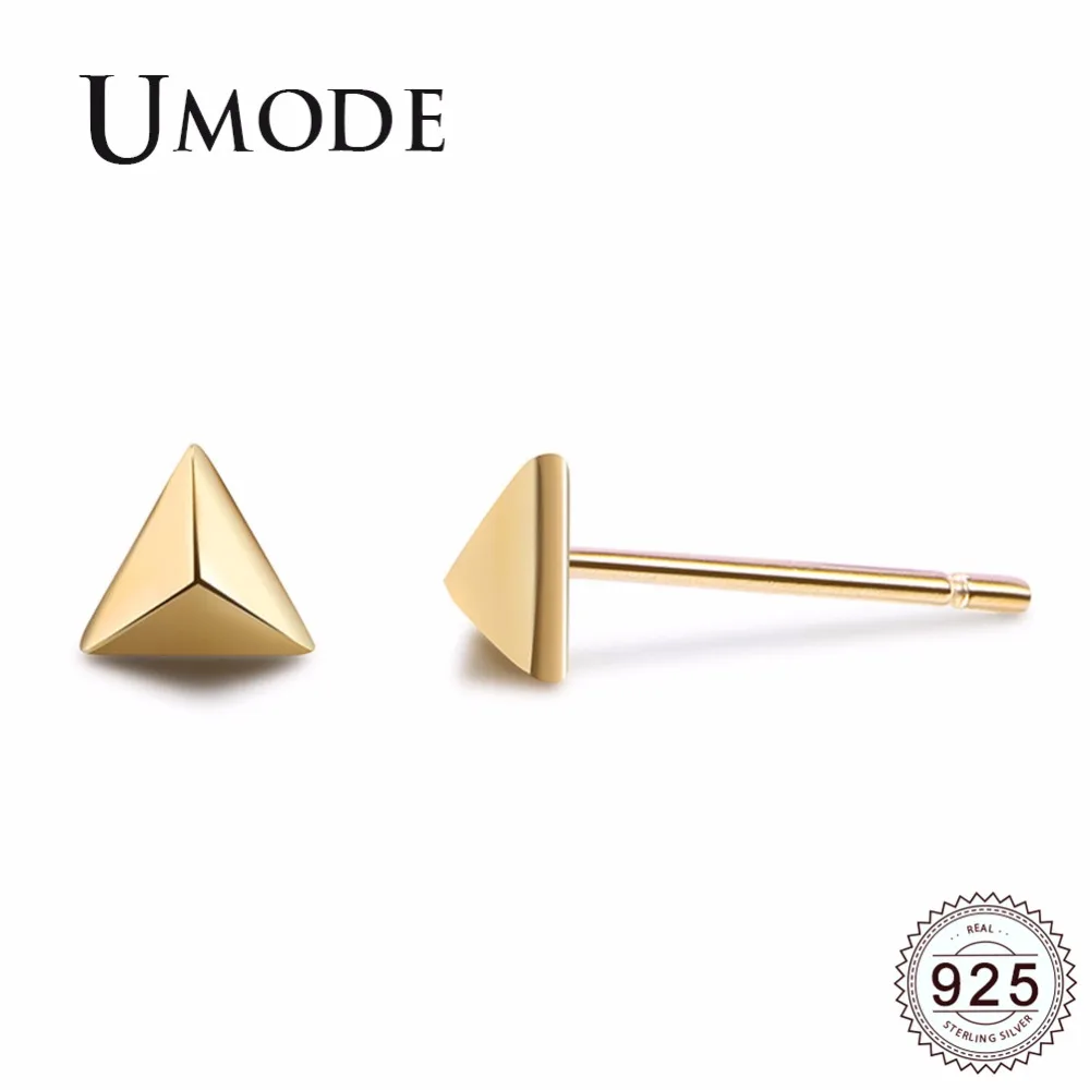 UMODE Triangle 925 Sterling Silver Stud Earrings for Women Gold Color Jewelry Accessories pendientes de plata de ley ULE0437A
UMODE Triangle 925 Sterling Silver Stud Earrings for Women Gold Color Jewelry Accessories pendientes de plata de ley ULE0437A