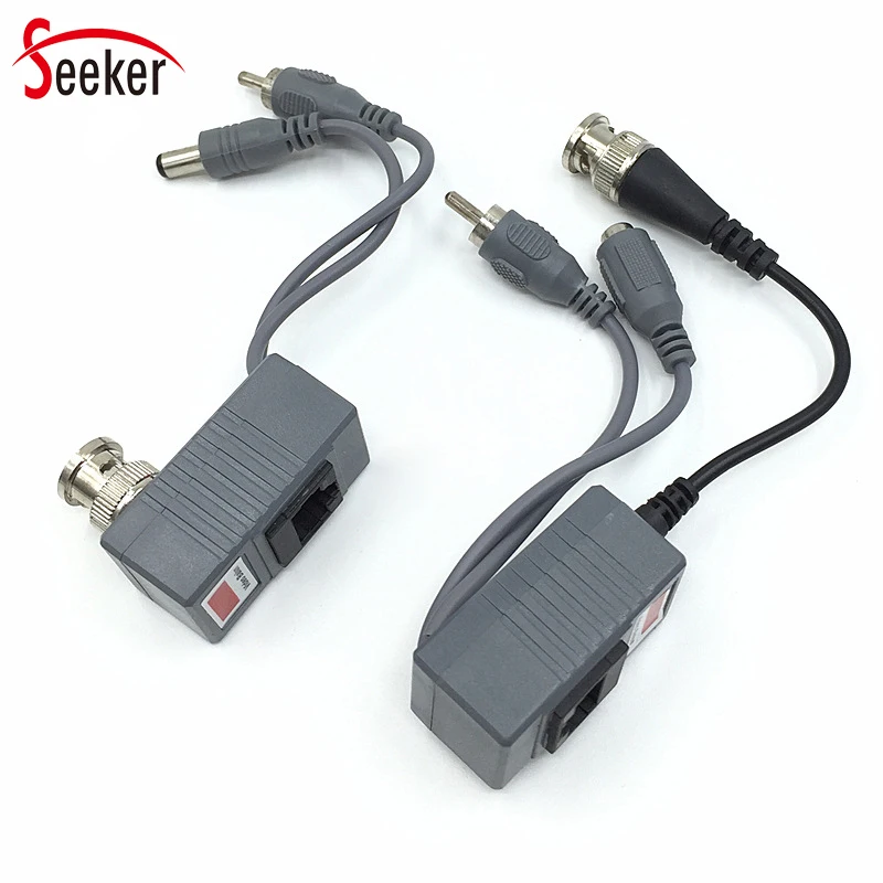 10 шт./5 пар CCTV аксессуары RJ45 BNC UTP пассивная мощность видео аудио 3 в 1 Балун
